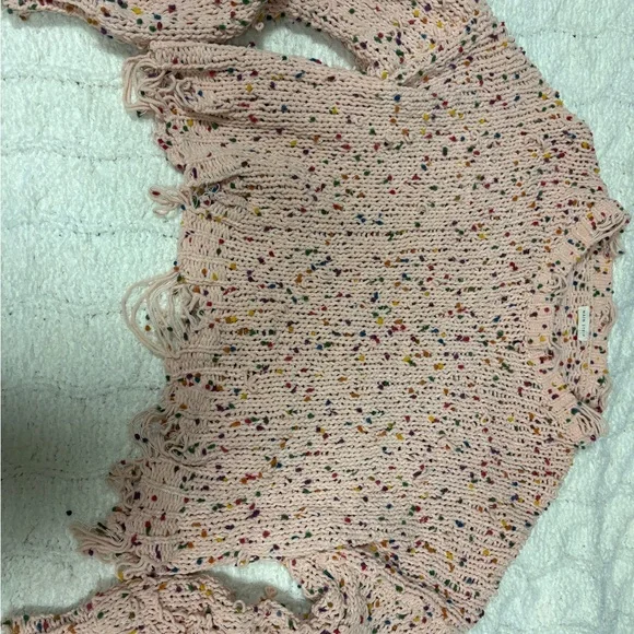 Main Strip Pink Multicolor Knit Sweater - Picture 2 of 3